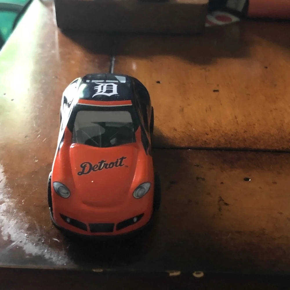 Detroit Orange Toy Sports Car